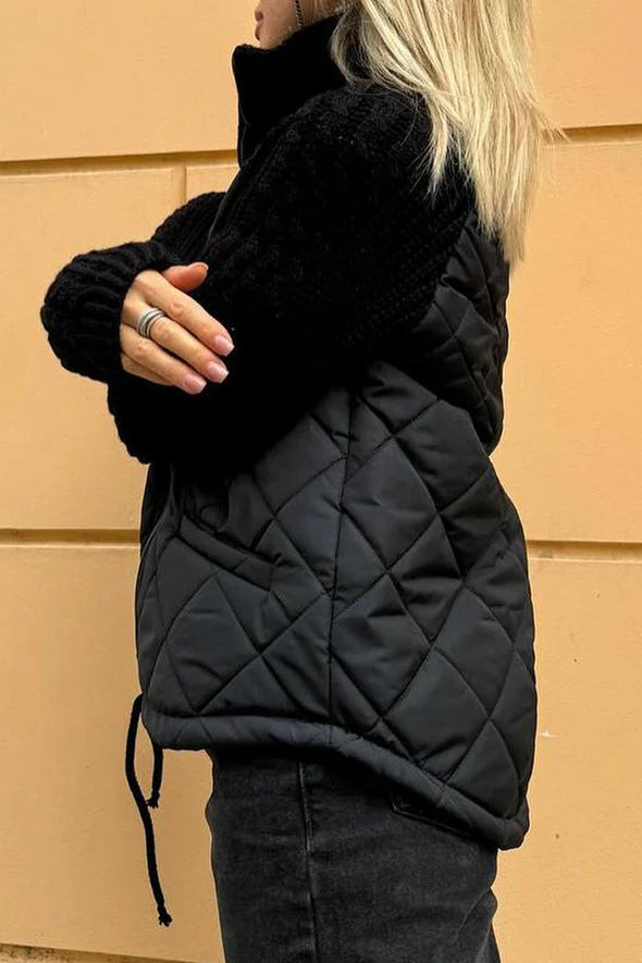 Casual Knitted Zipper Jacket