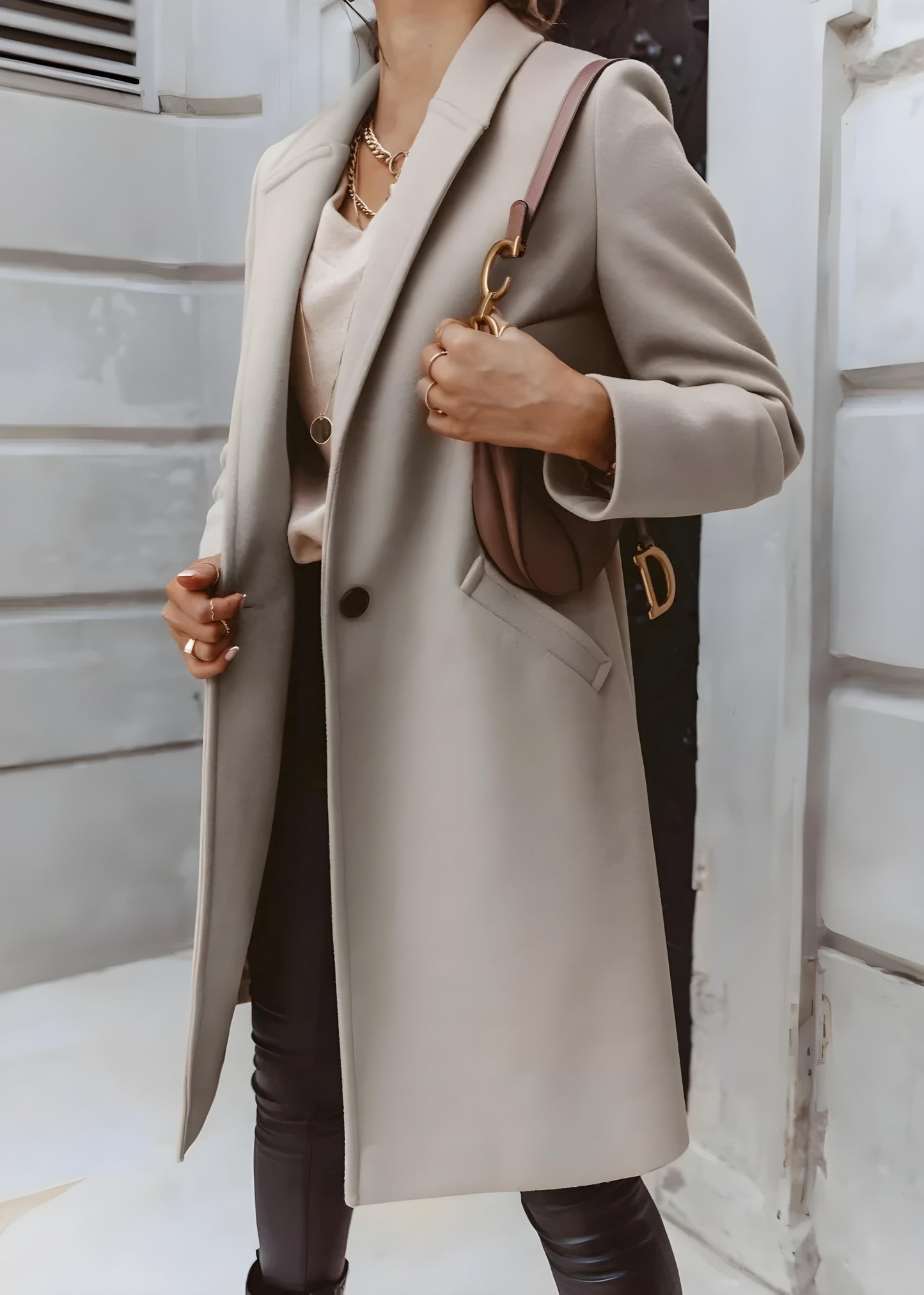 Autumn Long Wool Coat